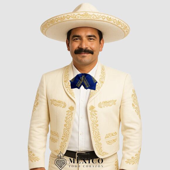 Mexican Charro Mariachi Bow Tie, - Picture 1 of 3